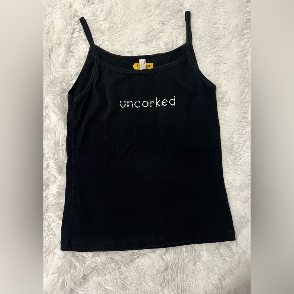 American Apparel Black 'Uncorked' Tank Top